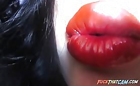 Debolezza del rossetto rosso