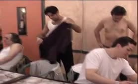 Ammucchiata per un video porno