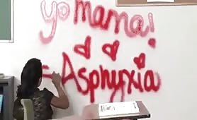 sexy studentessa scopata in aula