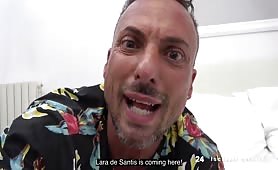 SEsso con la sosia della Marcuzzi