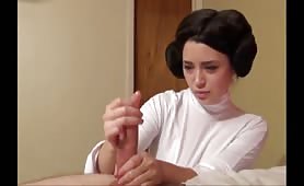 Sega con sborrata della principessa Leila
