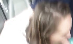 Perfetto pompino in auto